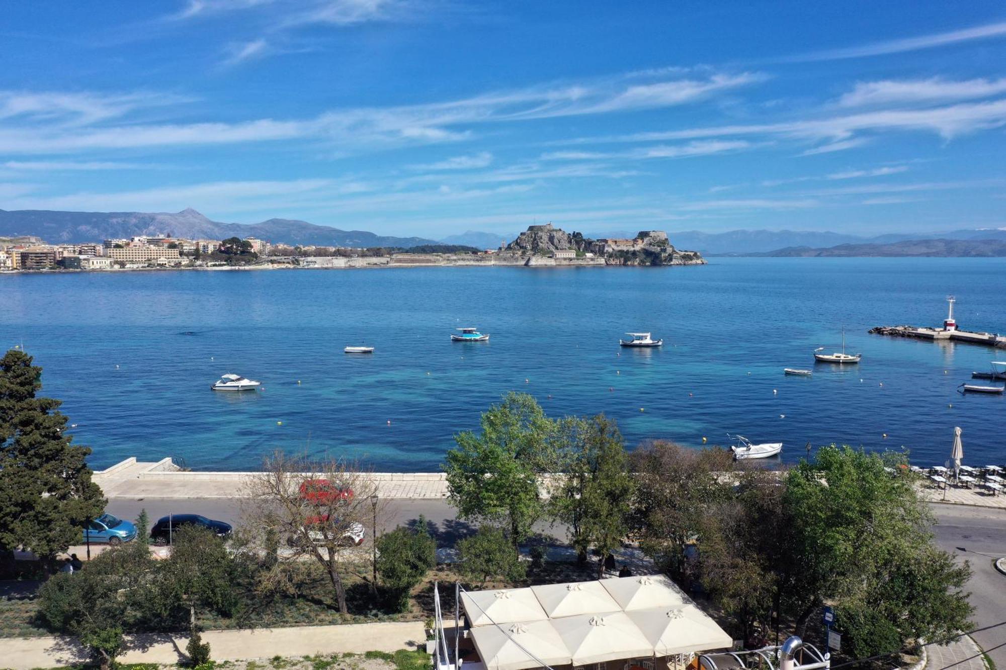 Anemomilos Sea View Penthouse Corfu  Exterior photo